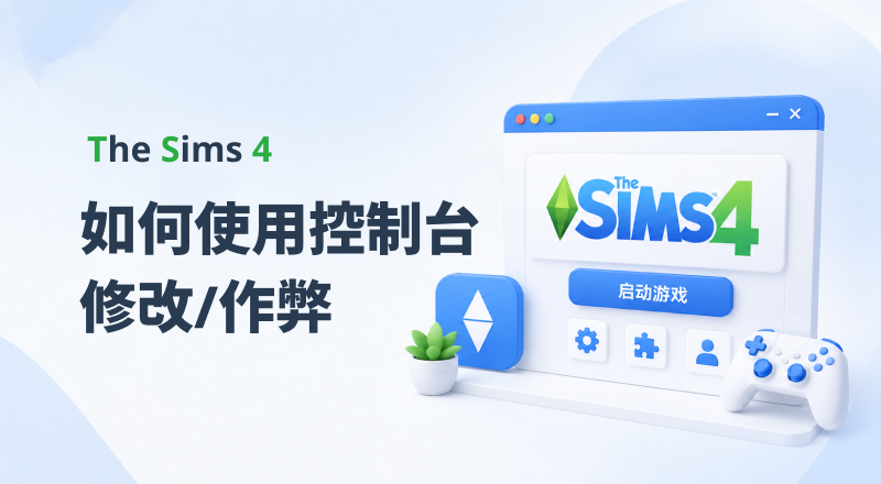 模拟人生4 如何开启作弊/及作弊码大全(更新中)-朝游夕拾