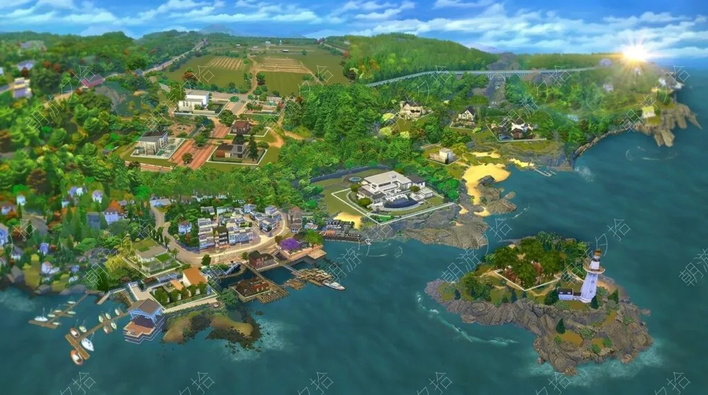 图片[4]-全民整容与全图建筑精修开局档_Vol.1 - 美化存档 - 模拟人生4 The Sims 4 - 朝游夕拾