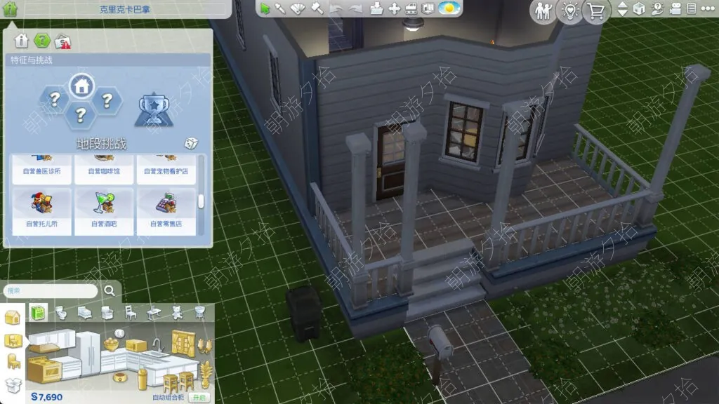 图片[1]-在家开店-LittleMsSam_LiveInBusiness - 玩法与机制 - 模拟人生4 The Sims 4 - 朝游夕拾