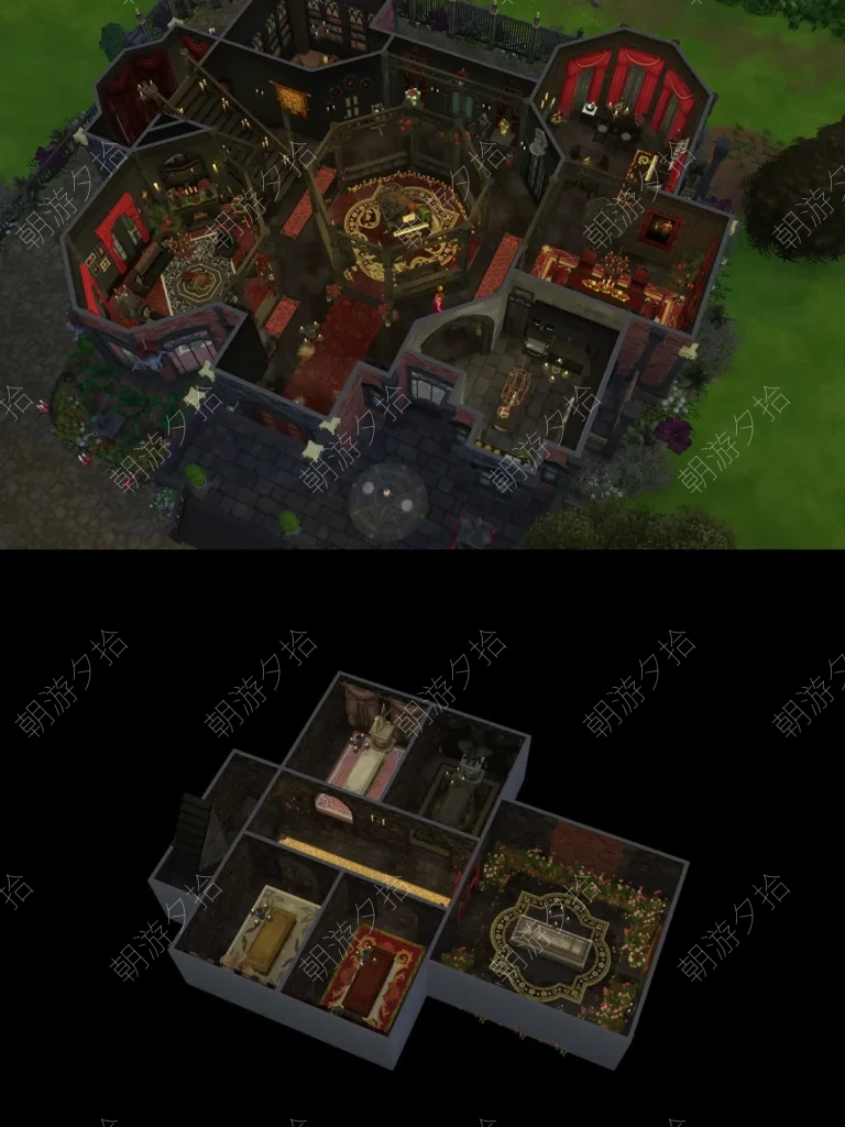图片[2]-吸血鬼伯爵豪宅-Vol-1-GothicVampireMansion_yukihyo - 房屋地段 - 模拟人生4 The Sims 4 - 朝游夕拾