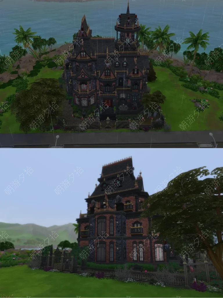 图片[6]-吸血鬼伯爵豪宅-Vol-1-GothicVampireMansion_yukihyo - 房屋地段 - 模拟人生4 The Sims 4 - 朝游夕拾
