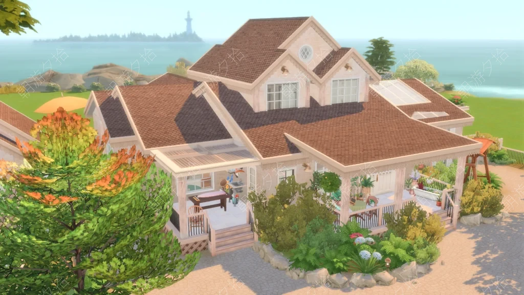 图片[1]-田园风养老大平层-Vol-1 - 房屋地段 - 模拟人生4 The Sims 4 - 朝游夕拾