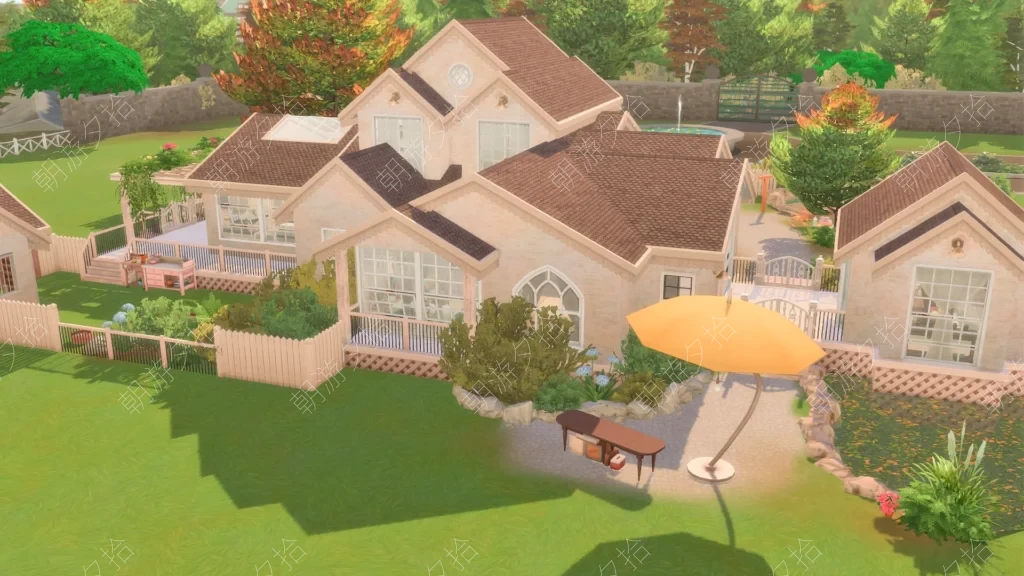 图片[2]-田园风养老大平层-Vol-1 - 房屋地段 - 模拟人生4 The Sims 4 - 朝游夕拾