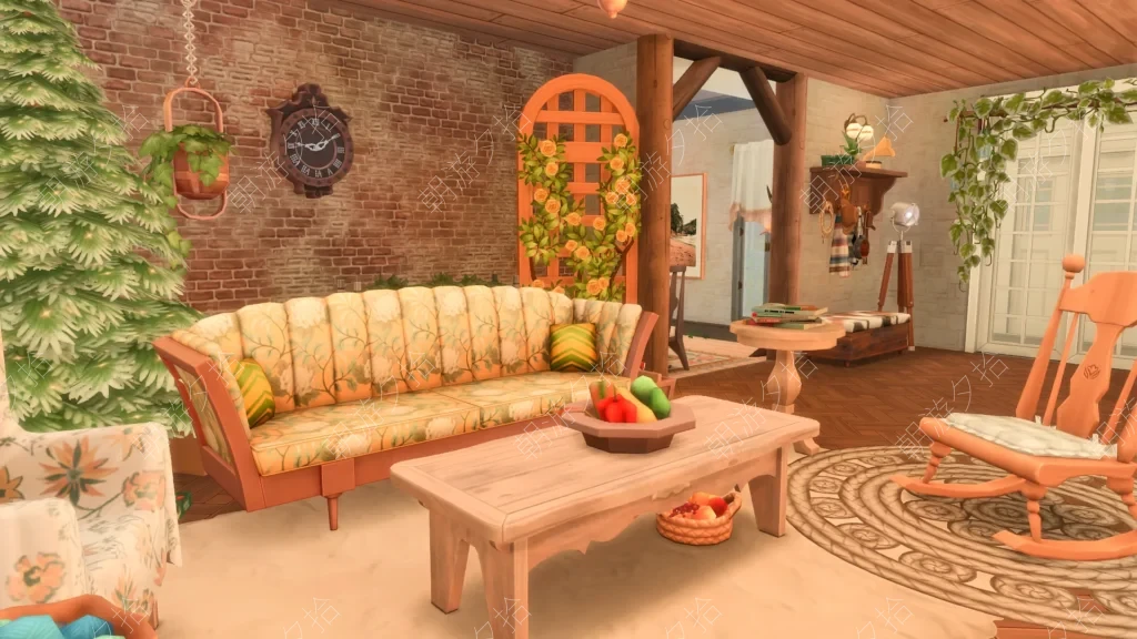 图片[3]-田园风养老大平层-Vol-1 - 房屋地段 - 模拟人生4 The Sims 4 - 朝游夕拾