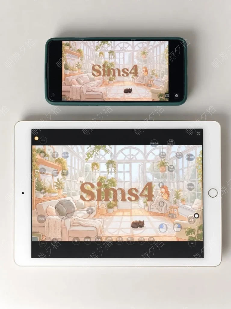 图片[1]-舒适温室主题包-Kazzaro - UI美化 - 模拟人生4 The Sims 4 - 朝游夕拾